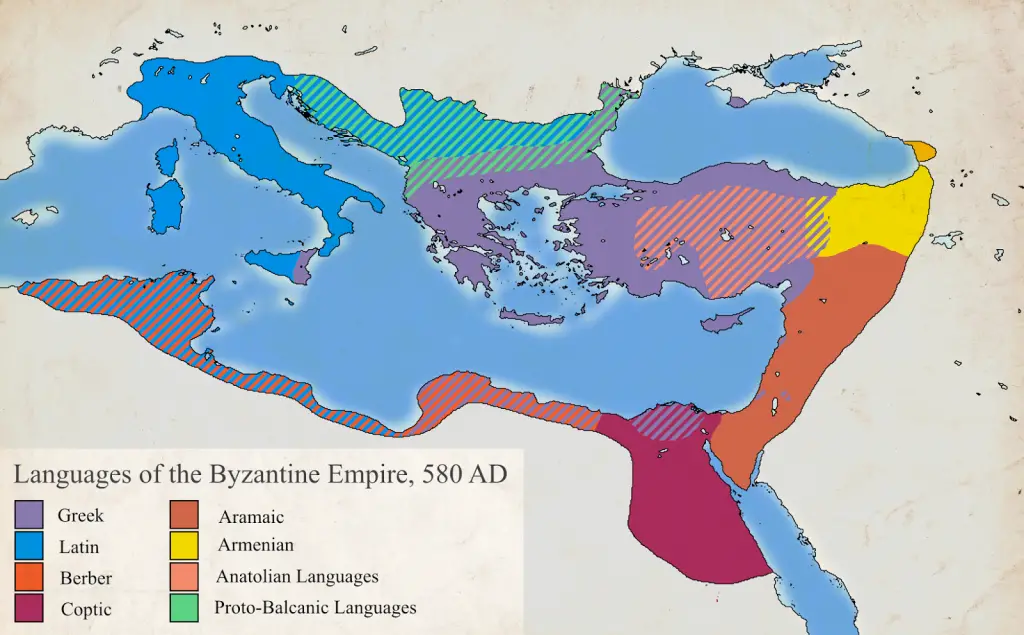 What Language Was Spoken In The Byzantine Empire