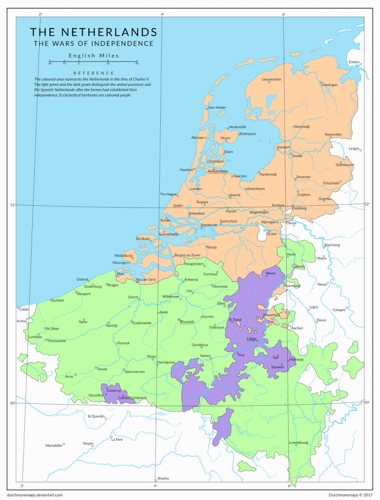 The Low Countries in 1648 following the Peace of Münster