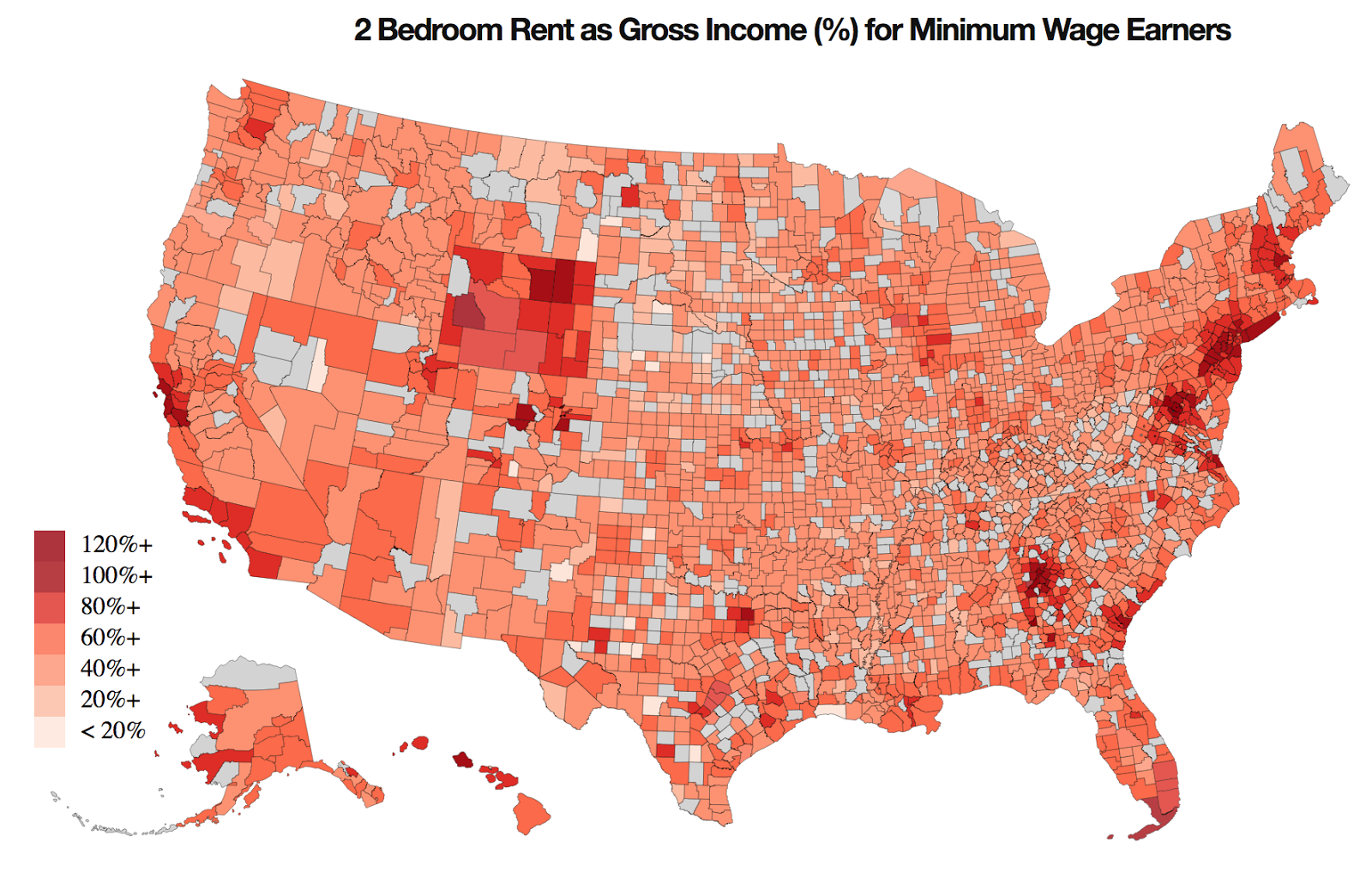 Average Rent Map