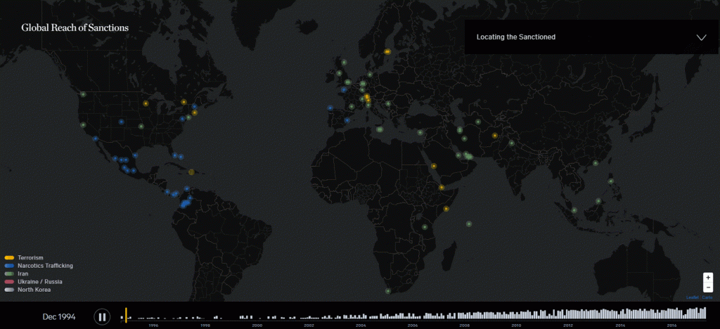 U.S. Sanctions Tracker - Vivid Maps