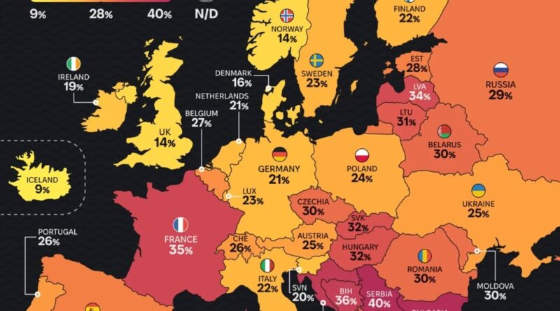 Smoking in Europe mapped
