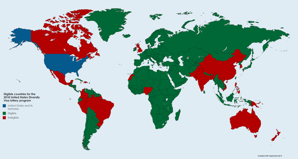 U.S. diversity visa lottery program (2018)