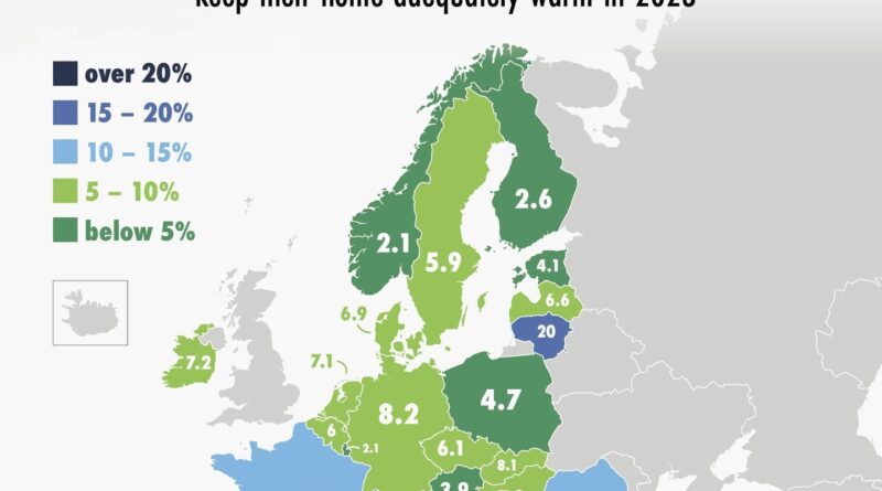 Where people can't afford to heat home mapped