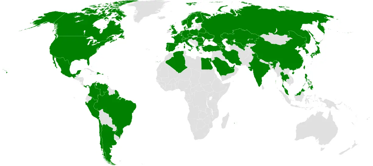 Countries that have subway systems - Vivid Maps