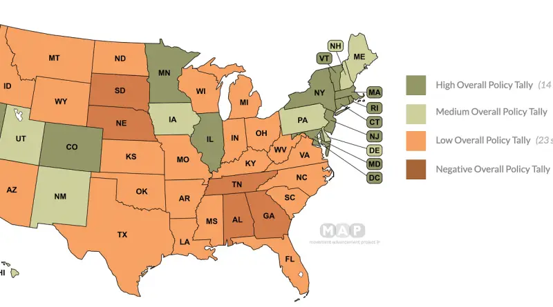 The Worst and Best Places to Be Gay in America