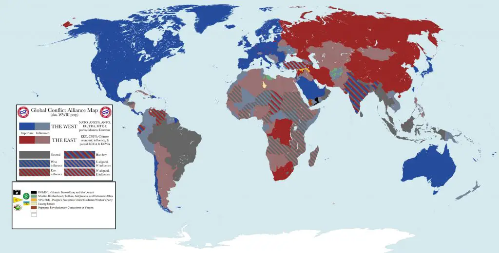 Current Military Alliances In The World Vivid Maps