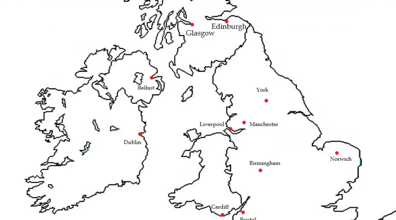 Cities which have historically been claimed to be Britain's 2nd City