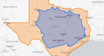 Size comparison maps - Vivid Maps