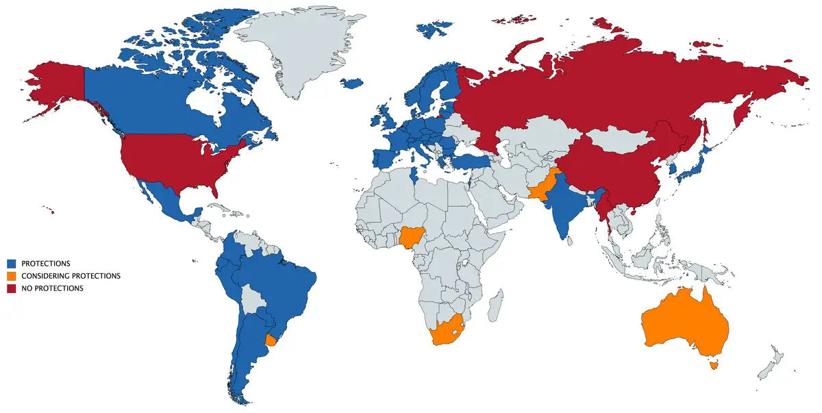 most politically neutral countries in the world