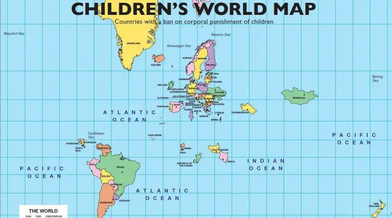 children's world map