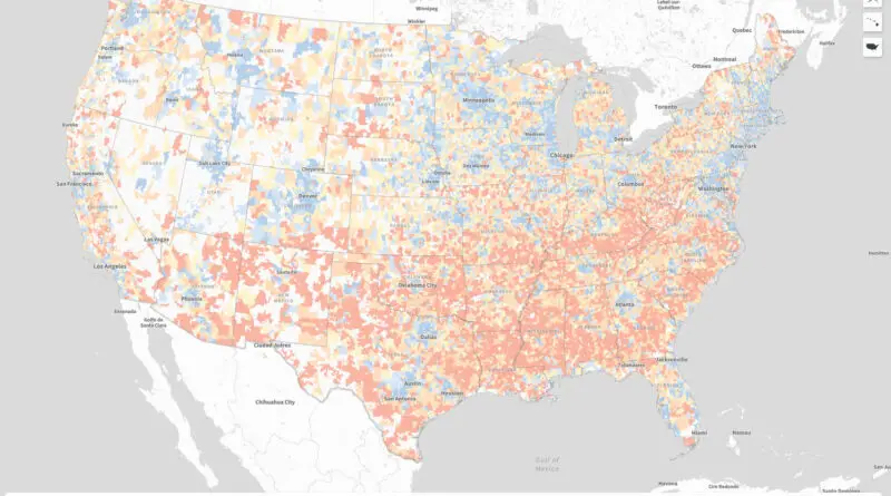 Distressed communities in the United States mapped