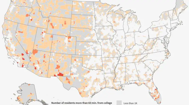 Mapping US Education Deserts