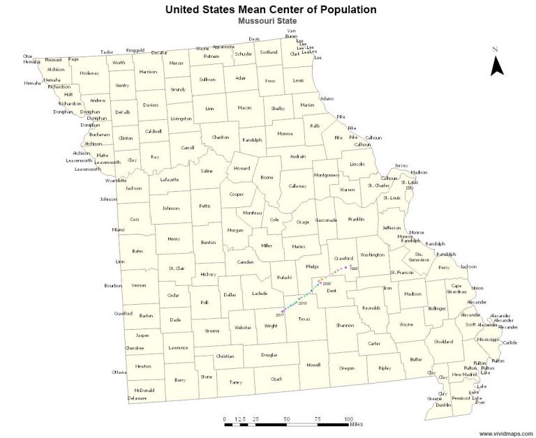 U.S. Population Density (1990 2017) Vivid Maps