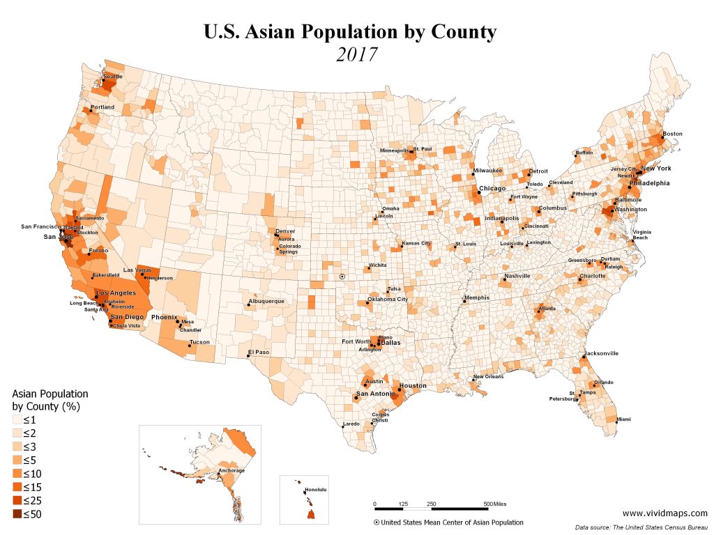 Eupedia map of East Asian admixture - Vivid Maps