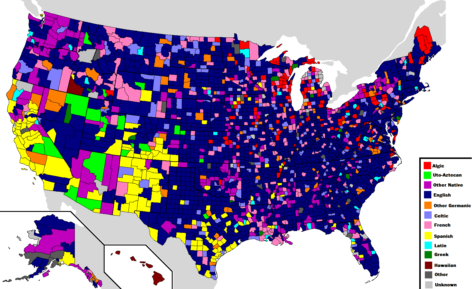 Map count. Графства США. Графства США по Штатам. Каунти США. USA County Map.