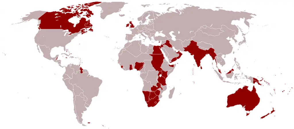 The British Empire was at its peak