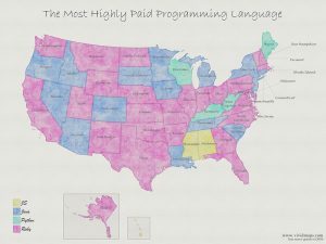 The Highest Paying Programming Languages in the U.S. - Vivid Maps