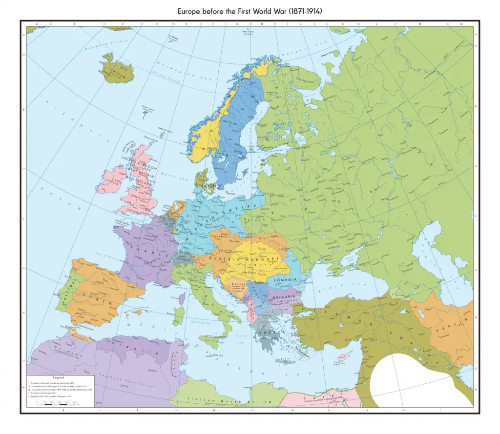 europe before map Europe Before And After The First World War Vivid Maps europe before map