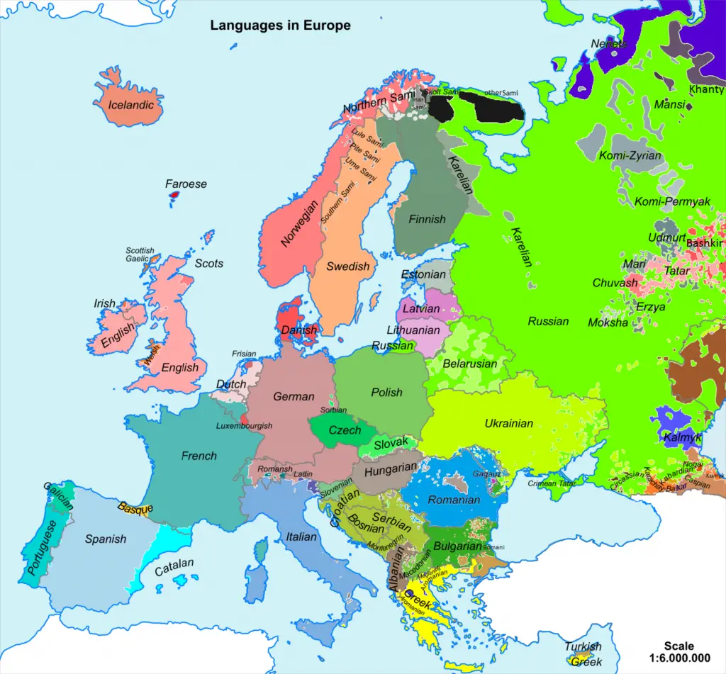 Ethnolinguistic groups in Europe (2017) - Vivid Maps