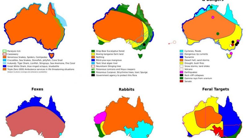 Australian stereotypes mapped
