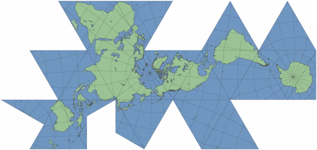 Dymaxion map projection 