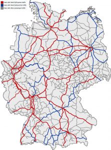 Railroad maps of Germany - Vivid Maps