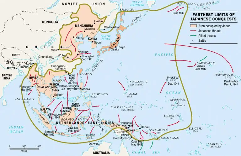 Empire of Japan at its height in 1944 - Vivid Maps