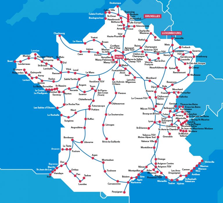 How long it takes to travel from Paris by train Vivid Maps