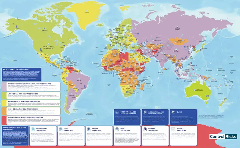 The safest for travel countries