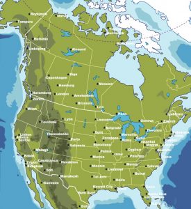 Comparing the latitude of Europe and America - Vivid Maps