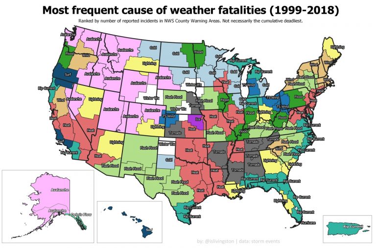 Most Devastating Natural Disasters in the United States - Vivid Maps