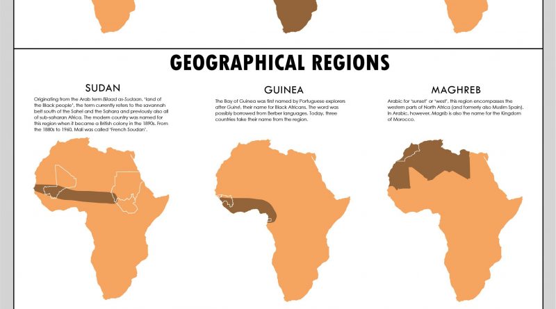 Shifting place names in Africa Mapped