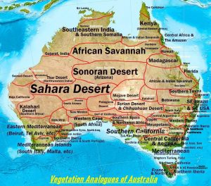 Climate Analogues of Australia - Vivid Maps