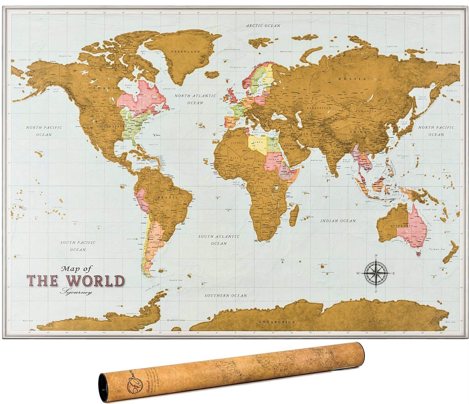 Scratch Off Map Of The World 0480