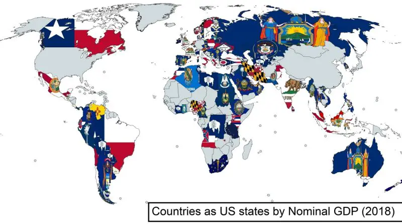 how many countries in the world have states