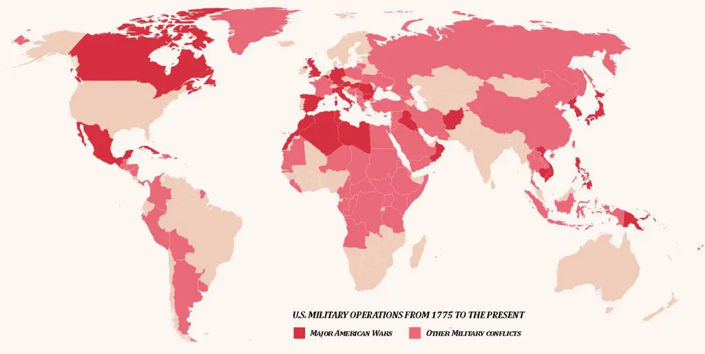 All the Countries Attacked by the U.S.