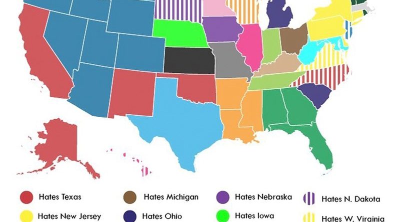 Which state disliked the most