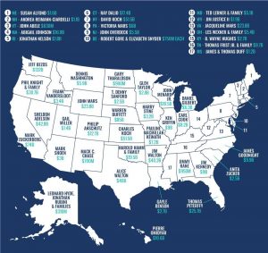 The Richest Person in Every US State - Vivid Maps