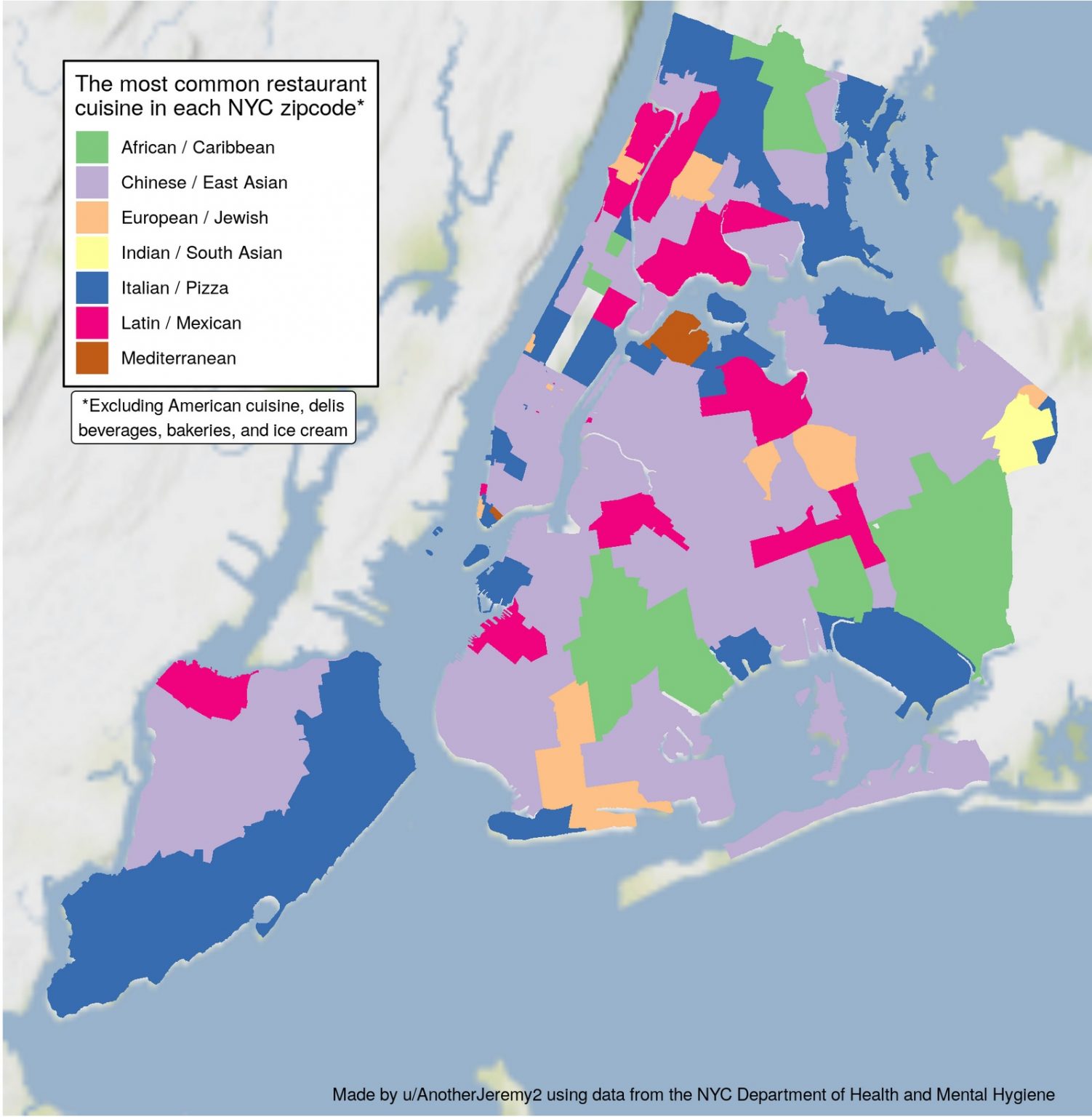 Race and ethnicity map of New York City - Vivid Maps