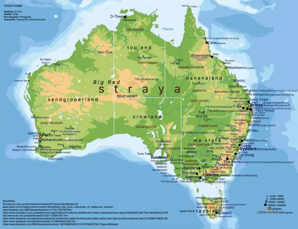 Tearing Australia apart - Vivid Maps