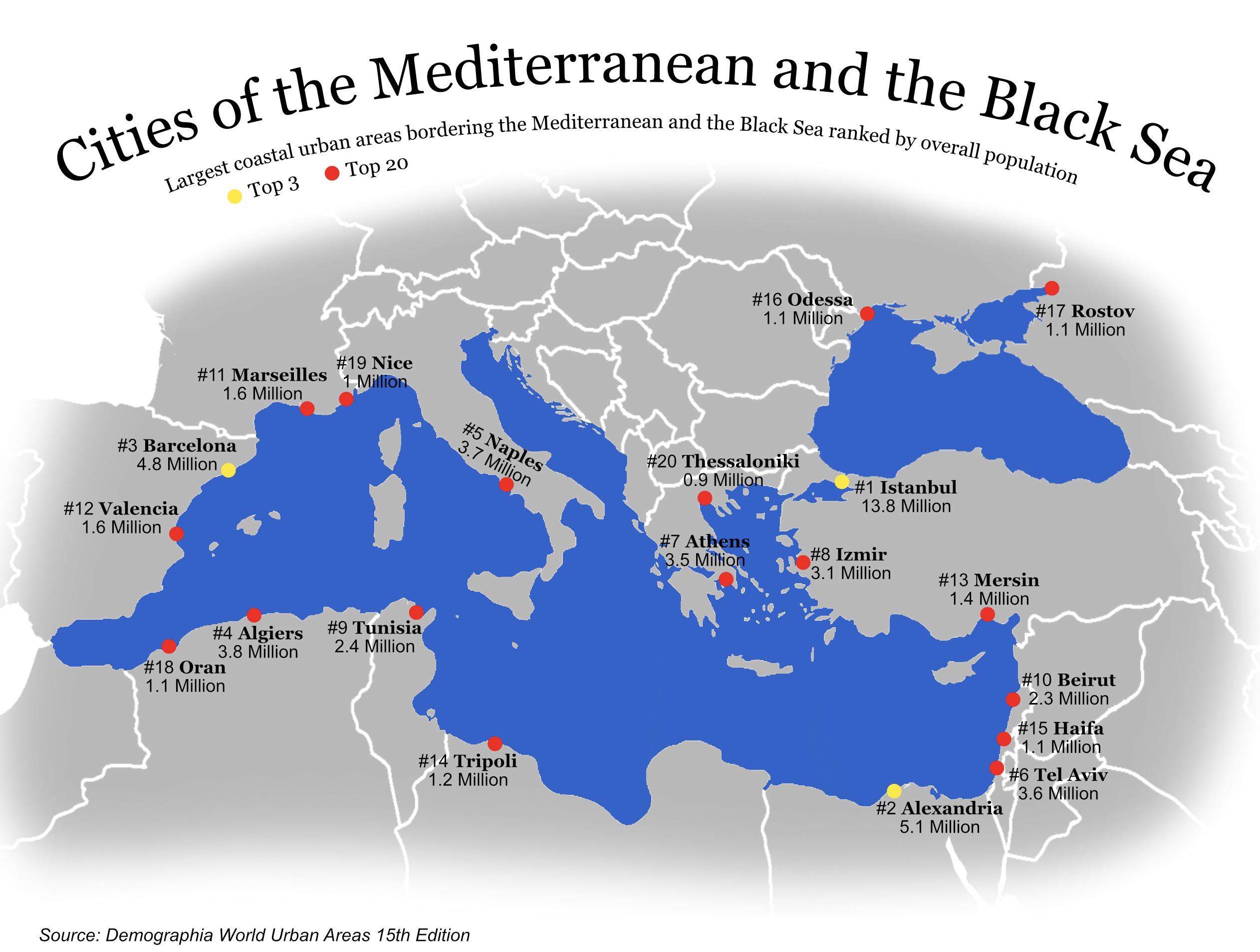12 Maps That Explain The Mediterranean Sea Vivid Maps