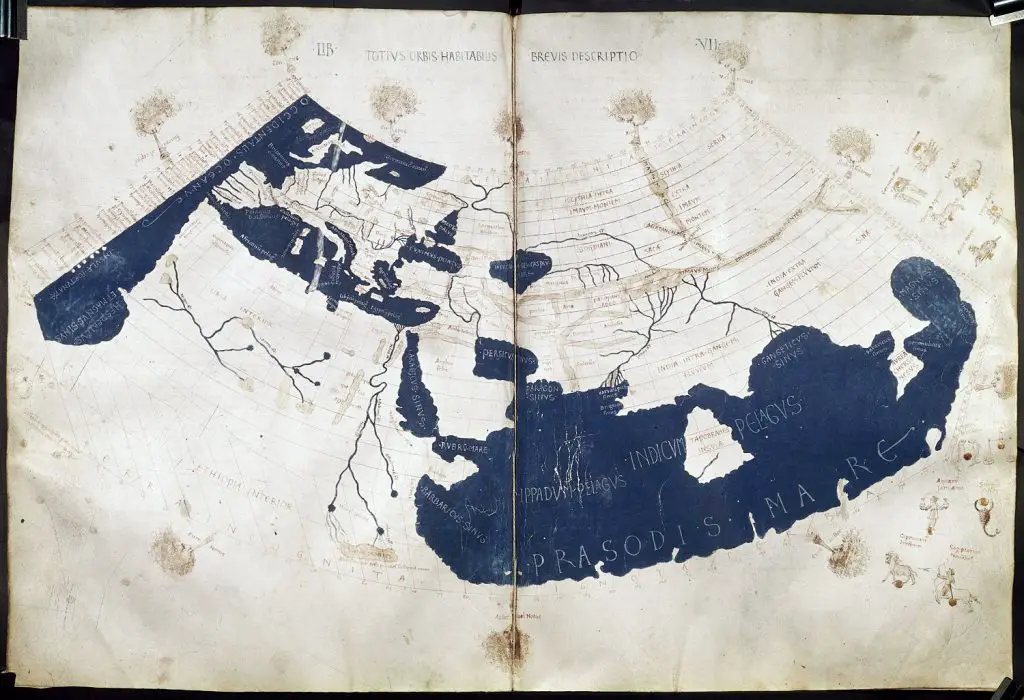 Ptolemy's world map 