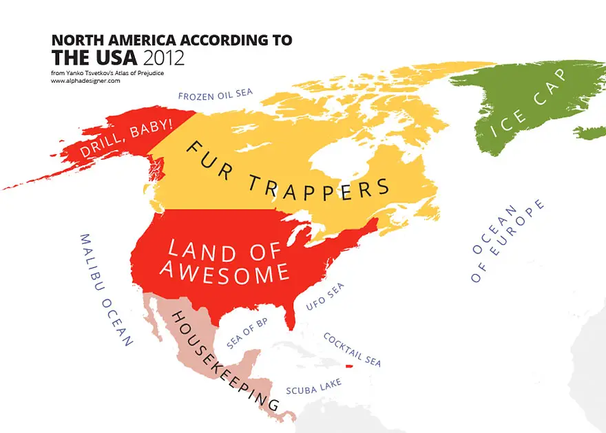 World Maps Of The Stereotypes Vivid Maps   Stereotypes4 