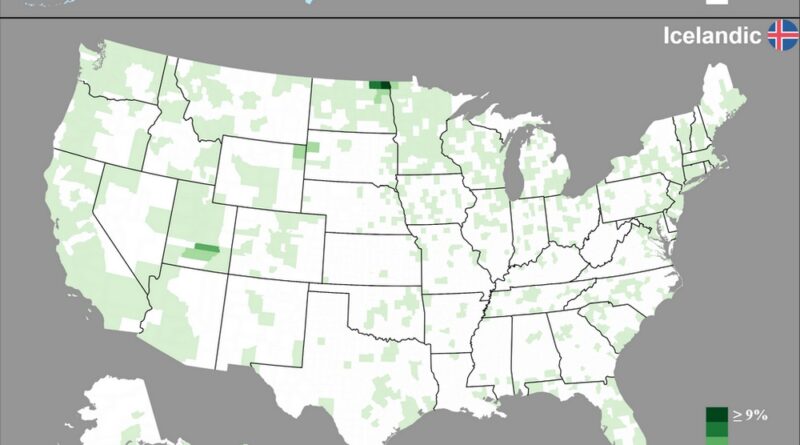 Nordic ancestry in America mapped
