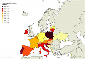 The Christian Landscape of Modern Europe - Vivid Maps