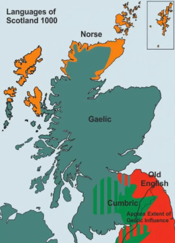 Languages Of Scotland Throughout History Vivid Maps