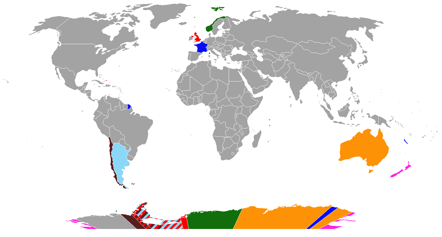 The Partition Of Antarctica Vivid Maps