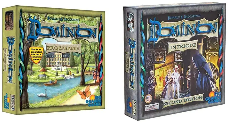 Rio Grande Games Dominion Prosperity & Dominion board games