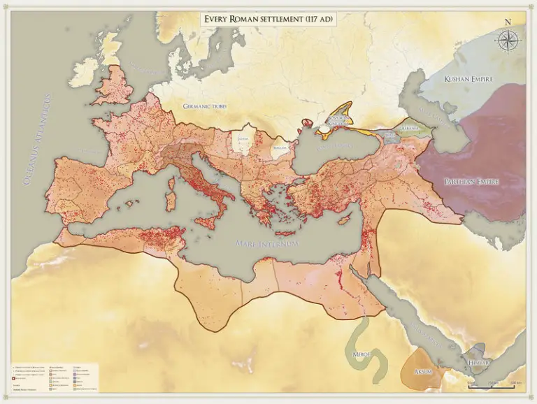 Roman Empire cities mapped - Vivid Maps