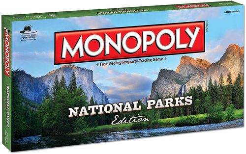 Themed National Park Monopoly Board Game